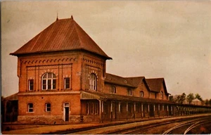 Postal estación de pasajeros Norfolk and Western Railway Bristol Union Virginia - Imagen 1 de 2