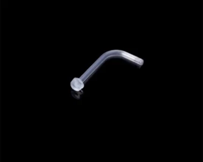 20 Gauge Clear Invisible Acrylic BioFlex Piercing Retainer Nose Rings - MRI - Изображение 1 из 4