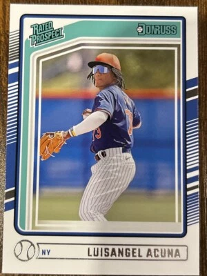 Juego de 13 cartas del equipo base completo Donruss New York Mets 2024 Luisangel Acuña RC Foto 1 de 4