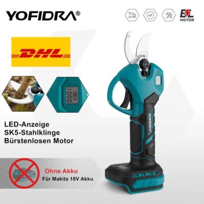 Für Makita 18V Akku Gartenschere Stschneider Rebschere Astschere Strauchschere - Bild 1 von 4