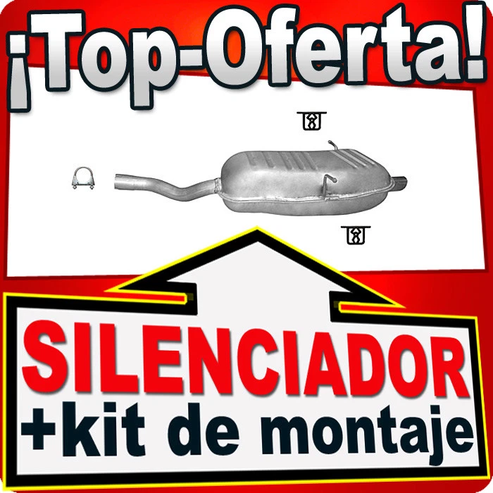 Silienciador para BMW 3 316 318 E46 1.8 2.0 2001-2005 - Imagen 1 de 1