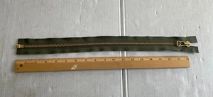 NEW 18 I/2 " YKK REPLACEMENT ZIPPER FOR US MILITARY M-65 AND M-51 FIELD JACKETS - Picture 1 of 11