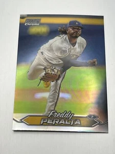2024 Topps Stadium Club FREDDY PERALTA CHROME REFRACTOR #140 - Picture 1 of 2