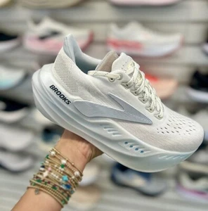 Nuevo Brooks Glycerin Max Mujer Color Blanco Perlado/Bahía Talla 9.5 - Imagen 1 de 5