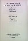 The Faber Book of Modern Verse. Roberts, Michael and Donald Hall: