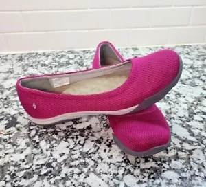 Eddie Bauer Women's Bering Slip On Round Toe Pink Ballet Flats US Size 9.5 EUC - Picture 1 of 8