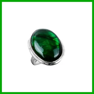 Mothers day Deal Sterling Silver Green Fire Labradorite Stone Solitaire New Ring - Picture 1 of 7
