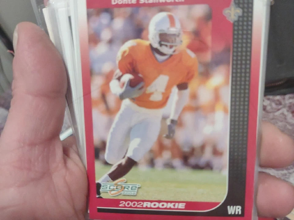 2002 DONTE STALLWORTH Score #287 Rookie Card - Image 1 of 1