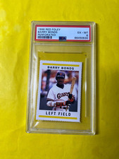 1996 RED FOLEY BARRY BONDS PERFORATED GRADED PSA 6 EX-MT