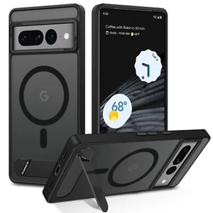 For Google Pixel 7 Pro Case Magnetic Translucent Matte Kickstand ShockproofCover - Picture 1 of 9