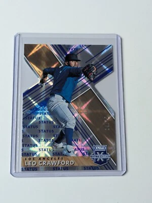 Panini Elite Extra Edition 2019 Leo Crawford Dodgers Status MLB /75 - Image 1 of 2