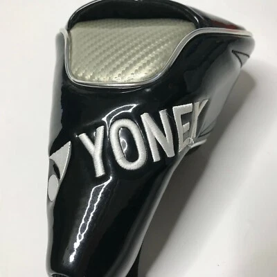 Yonex Ezone 1 Golf Driver Head Cover Long Neck Black White Red Embroidered Logo - Imagem 1 de 4