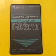 Roland Pn-D10-02 Sound Library Data Rom for D-10 / 20/ 110 Rare