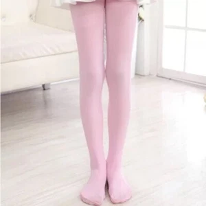 TODDLER GIRLS KIDS BALLET DANCE SOCKS STOCKINGS PANTYHOSE - Picture 1 of 21