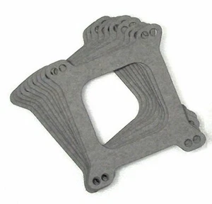 Holley Carburetor Carb Base Flange Gasket Open 4barrel 4150 EDELBROCK 5 PACK G54 - Picture 1 of 1