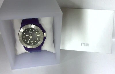 Purple Storm Watch With Silicone Band - image 1 of 4
