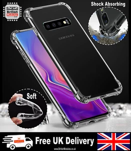 Samsung Galaxy Note 8 Case Shock Proof Crystal Clear Soft Silicone TPU Gel Cover - Picture 1 of 11
