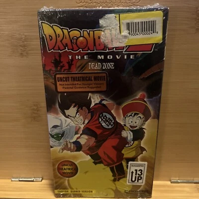 DRAGON BALL Z THE MOVIE DEAD ZONE VHS BRAND NEW FACTORY SEALED Hype Stickers🔥 - Image 1 of 3