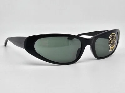 Gafas de sol Ray-Ban B&L W1924 YOAO marco negro G-15 lentes de vidrio verde ojo de gato 55 mm Foto 1 de 4