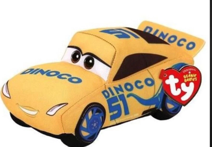 TY Disney Cars Pixar Cruz Ramirez Sparkle Plush NWT Dinoco 51  length 7.5" - Image 1 of 1