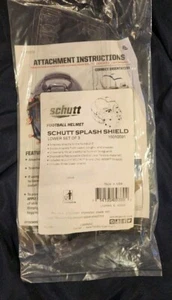NUEVO, 3 Schutt Football Splash Shield se adapta a todos los cascos cubierta facial protector - Imagen 1 de 2