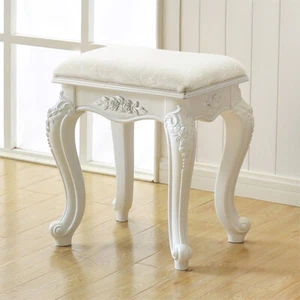 Dressing Table Stool Makeup Vanity Chair Soft Seat Bench Velvet Piano Bar Stool - Picture 1 of 19