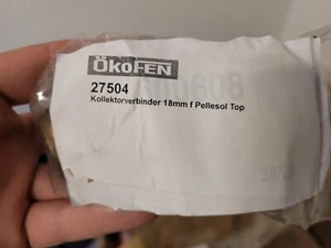 7 Stück Kollektorverbinder 18mm für Solar Anlage NEU & OVP - Bild 1 von 1