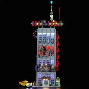 Kit d'éclairage LED télécommandé pour LEGO MARVEL ¤ Daily Buggle ¤ 76178 ¤ NEUF - Picture 1 of 20