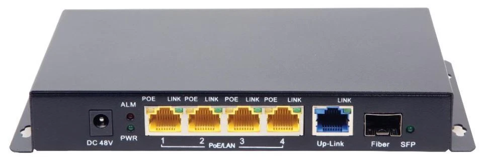 PRO WIFI - Switch PoE 48V 4 porte Gigabit con porta SFP - Immagine 1 di 1