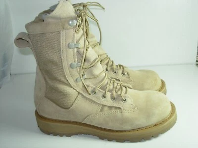 Rocky GORETEX 790 COLD WET BOOTS Tan SUEDE Combat OUTDOOR HUNTING SIZE 6 W - Image 1 of 4