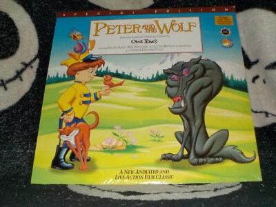 Peter and the Wolf NEW SEALED Laserdisc LD Chuck Jones Kirstie Alley FreeShip$50 Foto 1 de 2