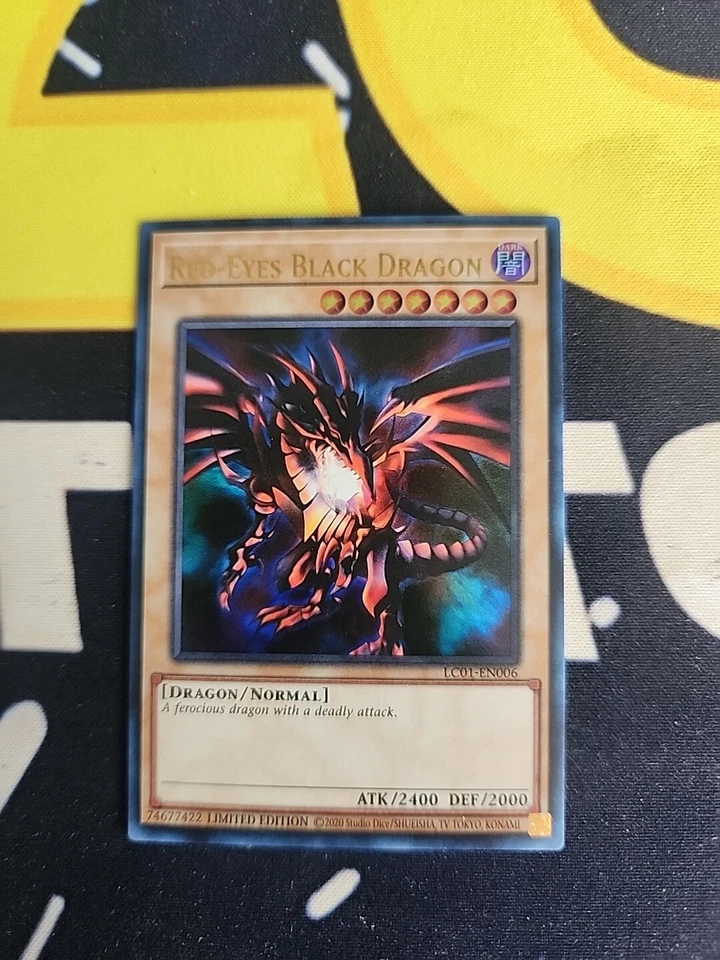 Yugioh Red Eyes Black Dragon LC01-EN006 Ultra Rare 25th Anniversary NM  - Image 1 of 1