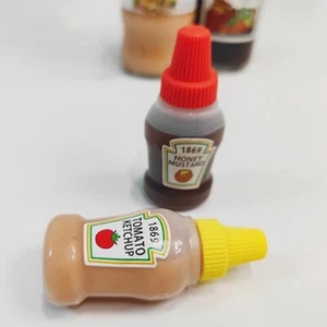 2pcs 25ML Mini Tomato Salad Dressing Oil Bottle Portable Small Sauce Contain _ou - Picture 1 of 8