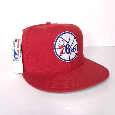Gorra New Era Vintage Años 90 Philadelphia 76ers NBA Ajustada 6 7/8 Modelo Profesional Lana EE. UU. Foto 1 de 4