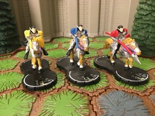 3 Light Lancer #109, 110, 111 Lancers Mage Knight Lot D&D, Pathfinder, RPG