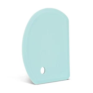 Silicone Dough Scraper With Stainless Steel Sheet Curved Edge Flexible BowlGreen - Picture 1 of 7