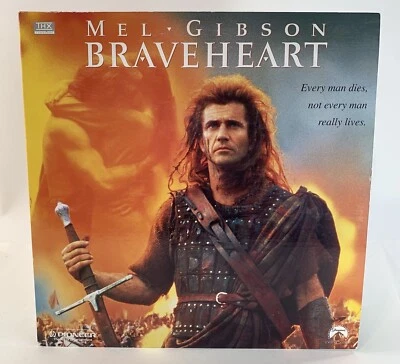 Braveheart (Widescreen Laserdisc CLV, 1995) Tested and Working - Image 1 of 4