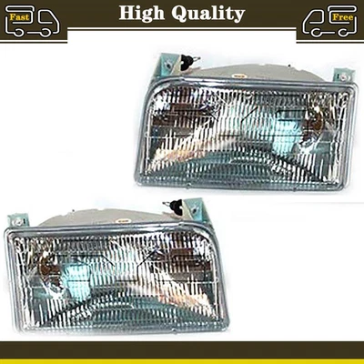 Conjunto de 2 faros izquierda derecha TYC para Ford F-350 1992-1998 Foto 1 de 4