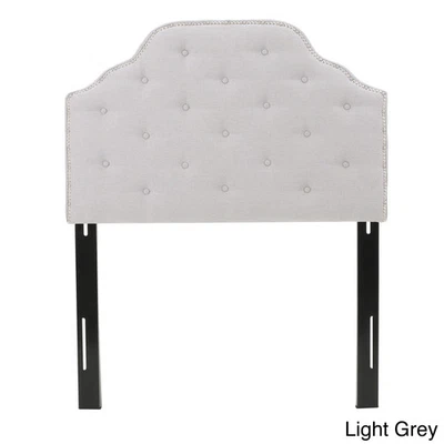 Silas Studded Fabric Twin-size Headboard by Christopher Grey Twin - Image 1 of 4