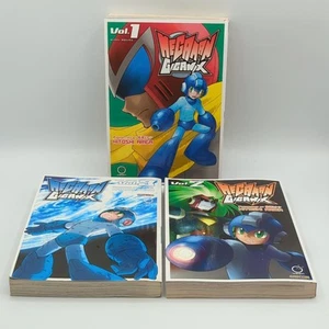 Mega Man Gigamix Vol 1-3 Juego Completo Hitoshi Ariga Manga Inglés Tapa blanda - Imagen 1 de 16