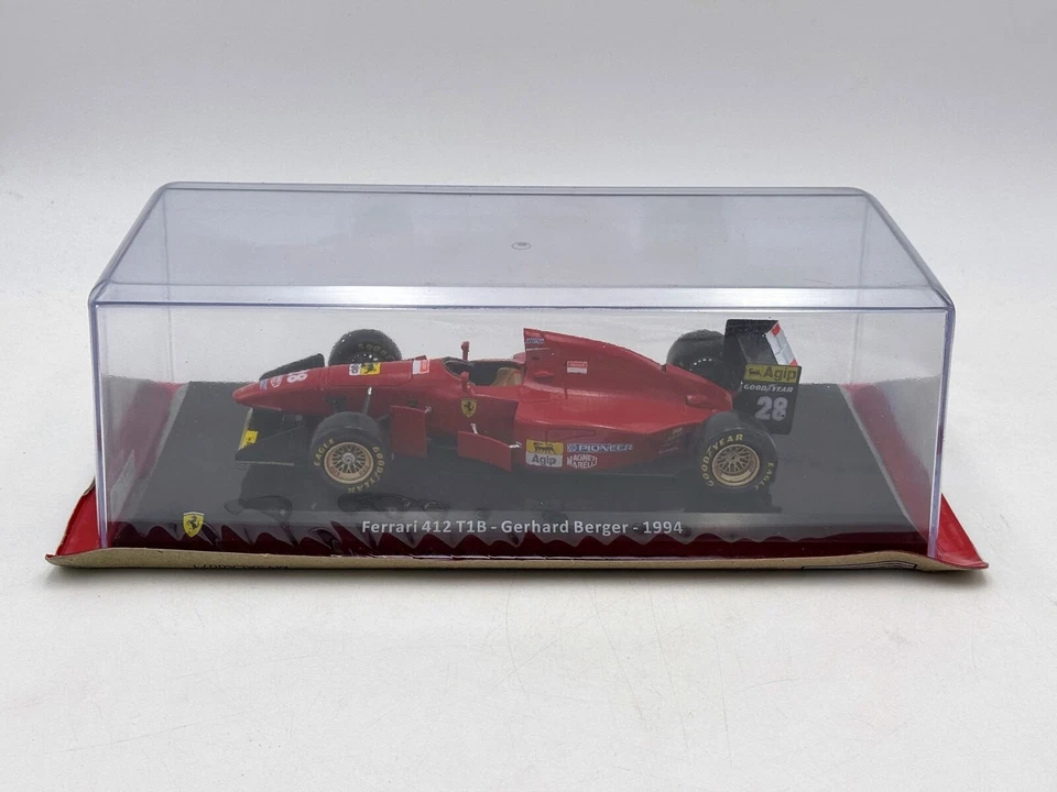 DIE CAST 1/24 " FERRARI 412 T1B - GERHARD BERGER 1994 " LE GRANDI FERRARI F1 - Immagine 1 di 1
