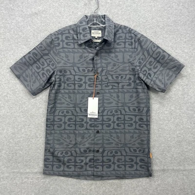 Quicksilver Waterman Shirt Mens Small Gray Comfort Phantom Surf Tribal Aztec NEW - Image 1 of 4