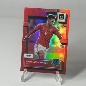 Brennan Johnson RC /165 2022-23 Donruss Optic Red ⚡ Spurs Winger Rookie SSP Wale - Picture 1 of 3