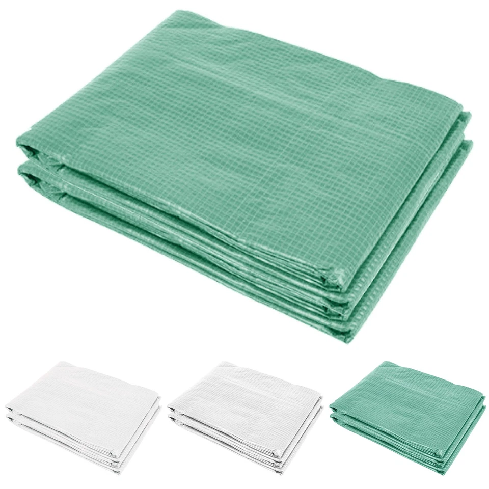 Outsunny Replacement Tunnel Greenhouse Cover w/ Windows, Roll-Up Entrance, Green - Image 1 of 1