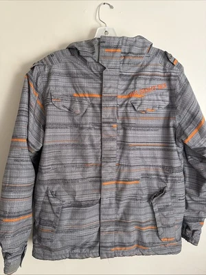 686 Smarty Aislado Impermeable Cremallera Completa Esquí Snowboard Chaqueta Niños XL Gris Niños Foto 1 de 4