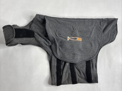 Camiseta Thunder Perro Ansiedad Calmante Chaleco Insanamente Calmado Talla XL Gris Viaje Tormenta Foto 1 de 4
