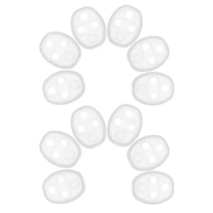  12 Pcs Car Door Closing Anti-vibration Gasket Automotive Silicone Lock Cover - Picture 1 of 18