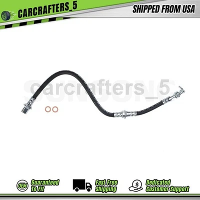 1 Front Brake Hydraulic Hose For 1985 1986 1987 1988 1989 Toyota MR2 1.6L Foto 1 de 4