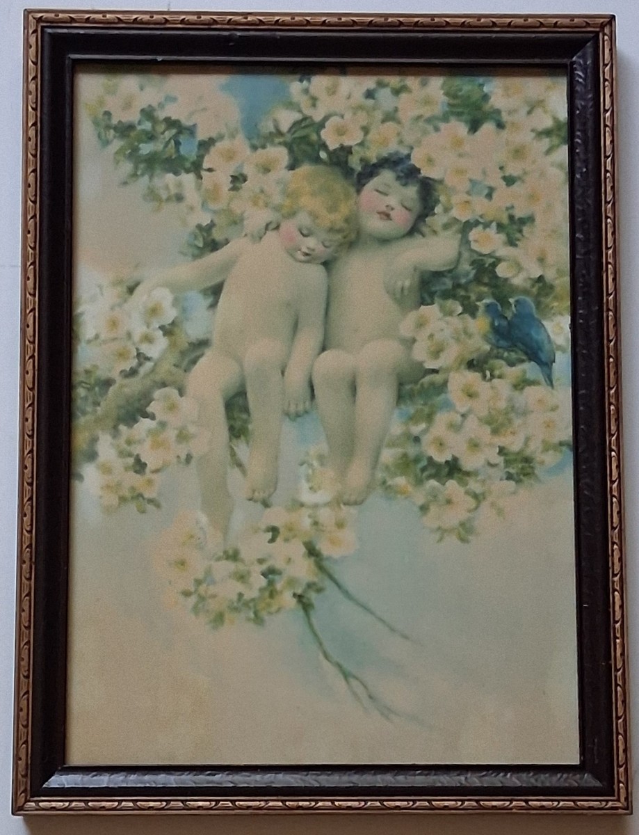 ベッシーピースガットマン　ポスター画 ベッシーピースガットマン ポスター画 Vintage BESSIE PEASE