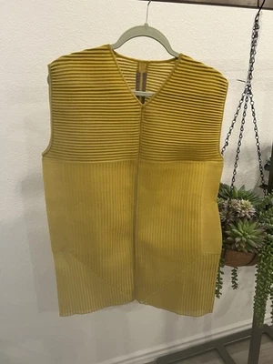 Top Rick Owens mezcla seda limón talla S (artículo 12,8) Foto 1 de 4